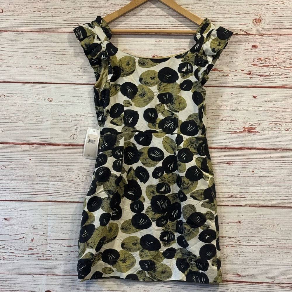 NWT Anthropologie Leifsdottir Leaf Print Mini Dress Sz 6 - Picture 11 of 15